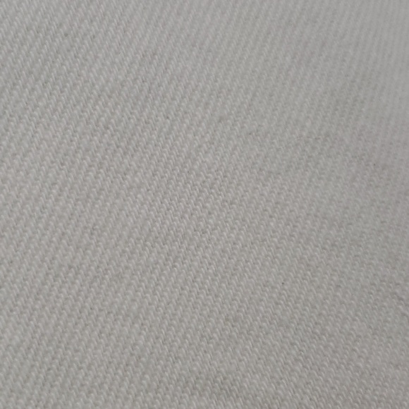 Sezane 1967 ecru denim high rise straight leg pants - Picture 7 of 16